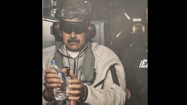 Maduro aboard USS Iwo Jima (White House courtesy photo)