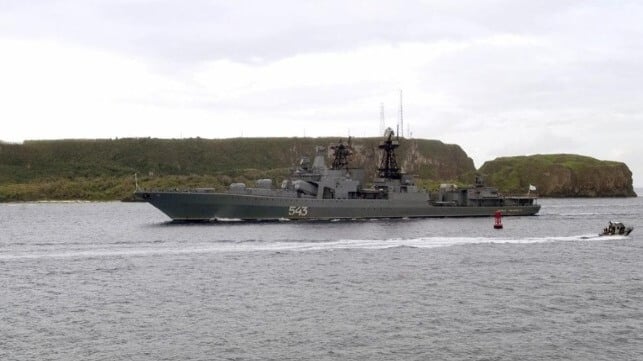 The Russian Navy frigate Marshal Shaposhnikov (USN file image)