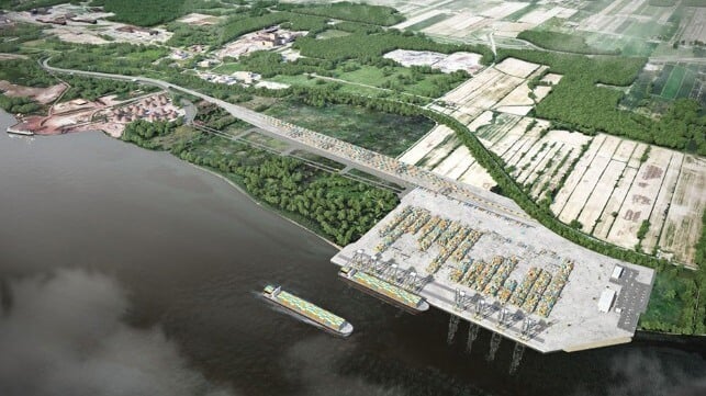Montreal Canada container terminal