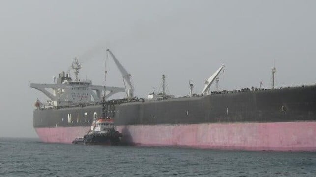 An Iranian tanker in calmer times, before sanctions (NITC)