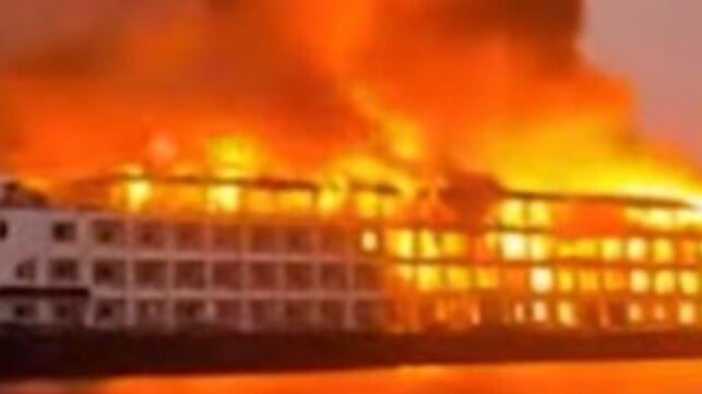 fire on Nile river cruise ship