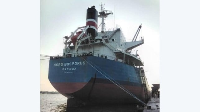 bulker detained after cocaine was found in cargo
