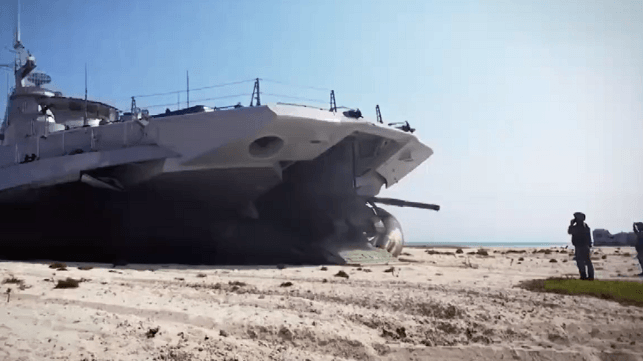 A PLA Navy amphibious assault drill (PLA file image)