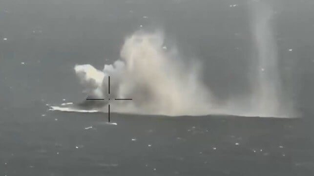 Rocket drill in the Taiwan Strait, Dec. 30 (PLA)