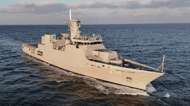 Pakistani warship