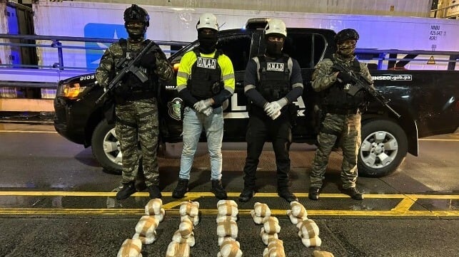 drugs seized from container