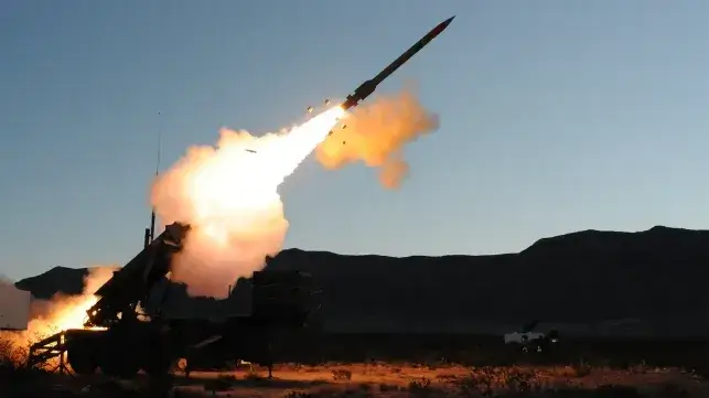 The much-in-demand Patriot PAC-3 air defense missile system is among the items rumored to be in the delayed arms package (US Army file image)