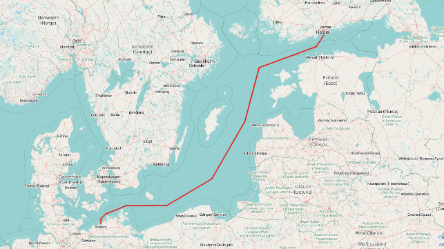 C-Lion1's route (Openstreetmap / CC-BY-SA 2.0)