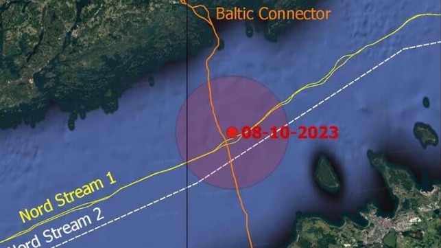 Baltic Connector seismic location