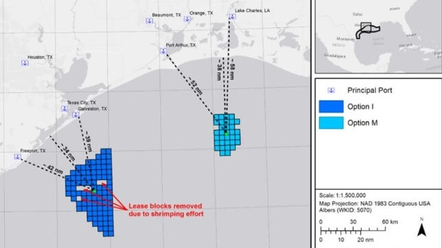 BOEM identifica las dos principales regiones eólicas marinas en el Golfo de México