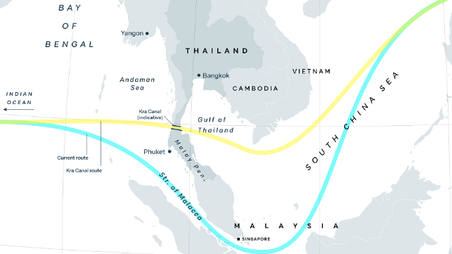 isthmus of kra canal