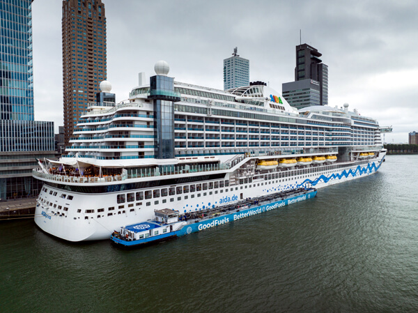 AIDA Becomes First Large Cruise Ship to Bunker with Biofuel 