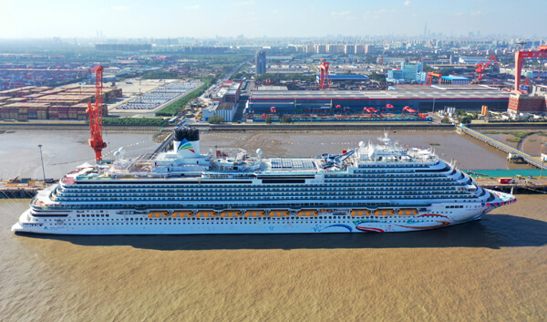 China Celebrates Delivery of First Large, Domestically-Built Cruise Ship