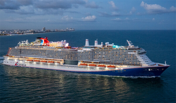 Carnival Cruise Line Takes Delivery 50th Anniversary Cruise Ship
