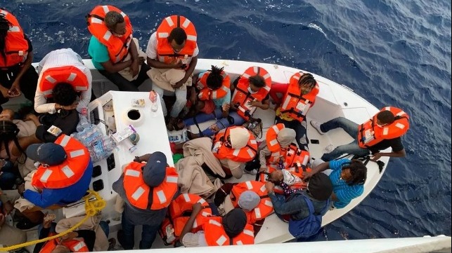 24 people rescued from small boat by Carnival cruise ship