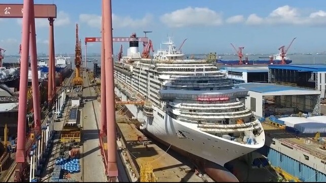 China's second large domestically-built cruise ship