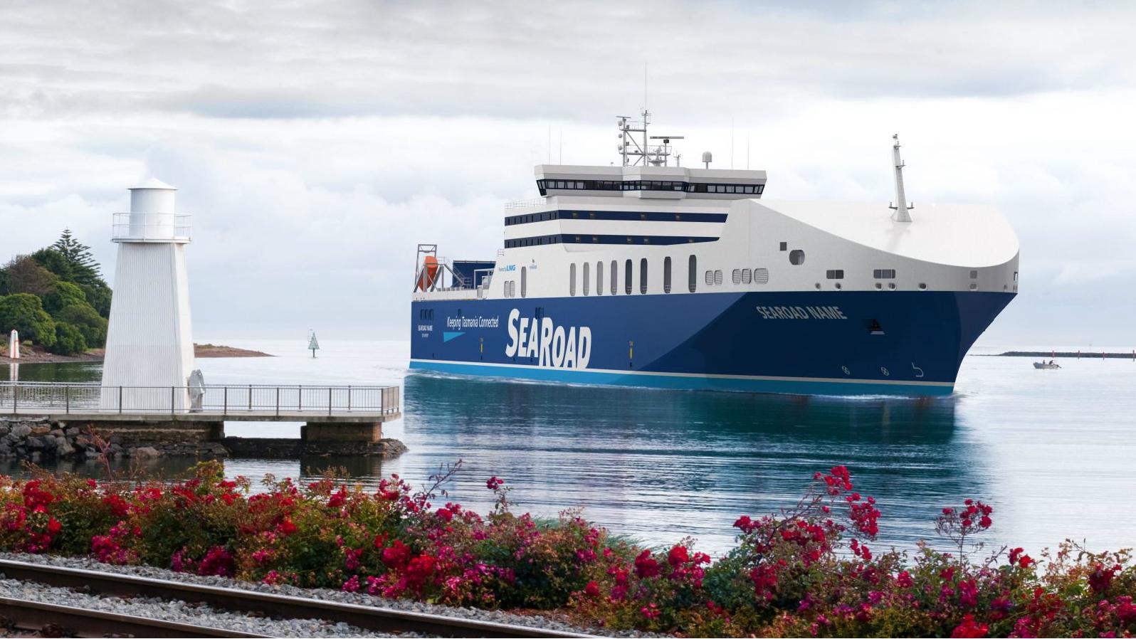 SeaRoad LNG RoRo ferry