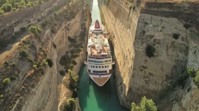 Fred. Olsen to Sail Second Record Cruise Through Corinth Canal