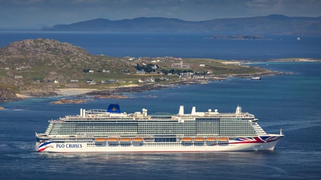 Britain's largest cruise ship on MV 