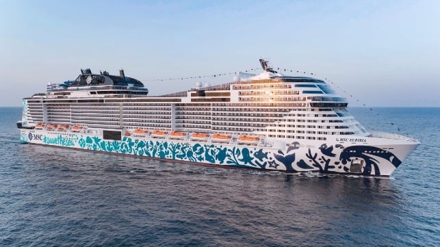 MSC Euribia cruise ship