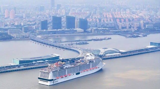 Chinese cruise ship homeport