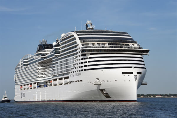 MSC Takes Delivery of Largest LNG/Fuel Cell-Powered Cruise Ship