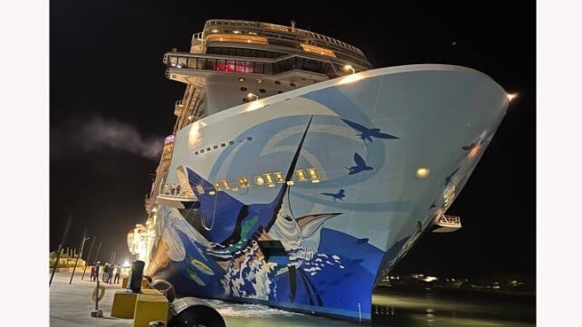 Norwegian Escape refloated after grounding