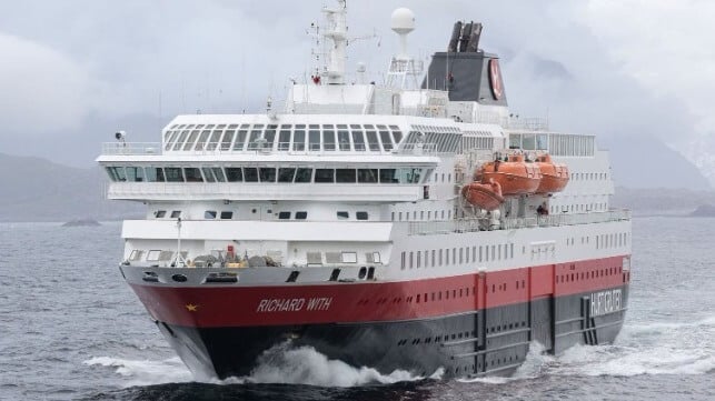 Hurtigruten hybrid upgrades coastal shipping