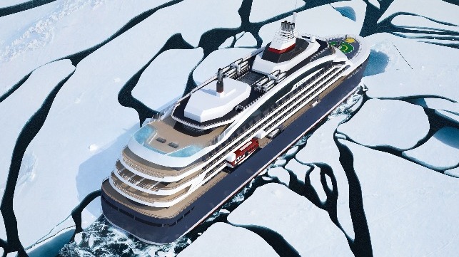 Ponant's icebreaking cruise ship