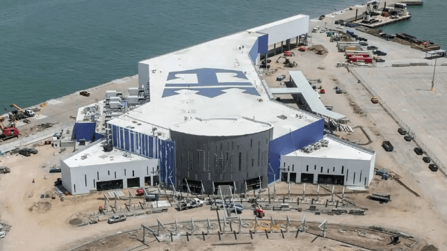 NEW ROYAL CARIBBEAN TERMINAL OPENS, WELCOMING LARGEST CRUISE SHIP