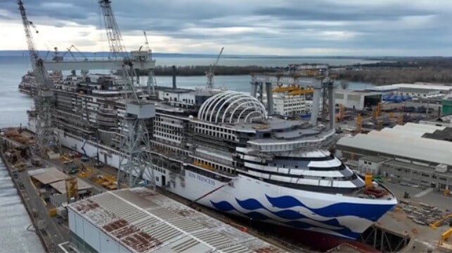 Carnival cruise ship construction