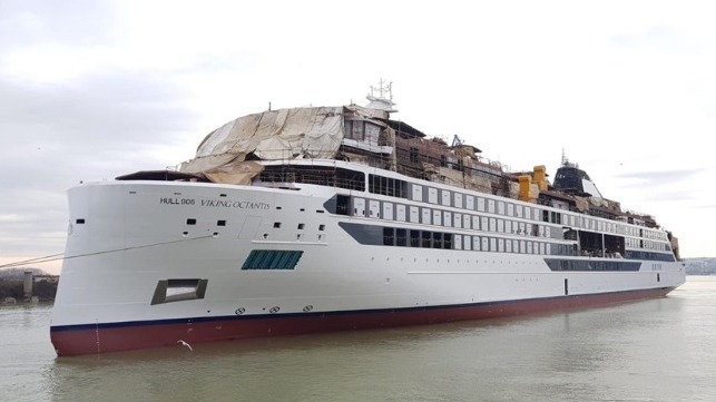 Fincantieri's Vard floats out new expedition cruise ship for VIking