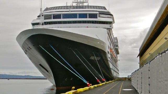 cruise ship biofuel test