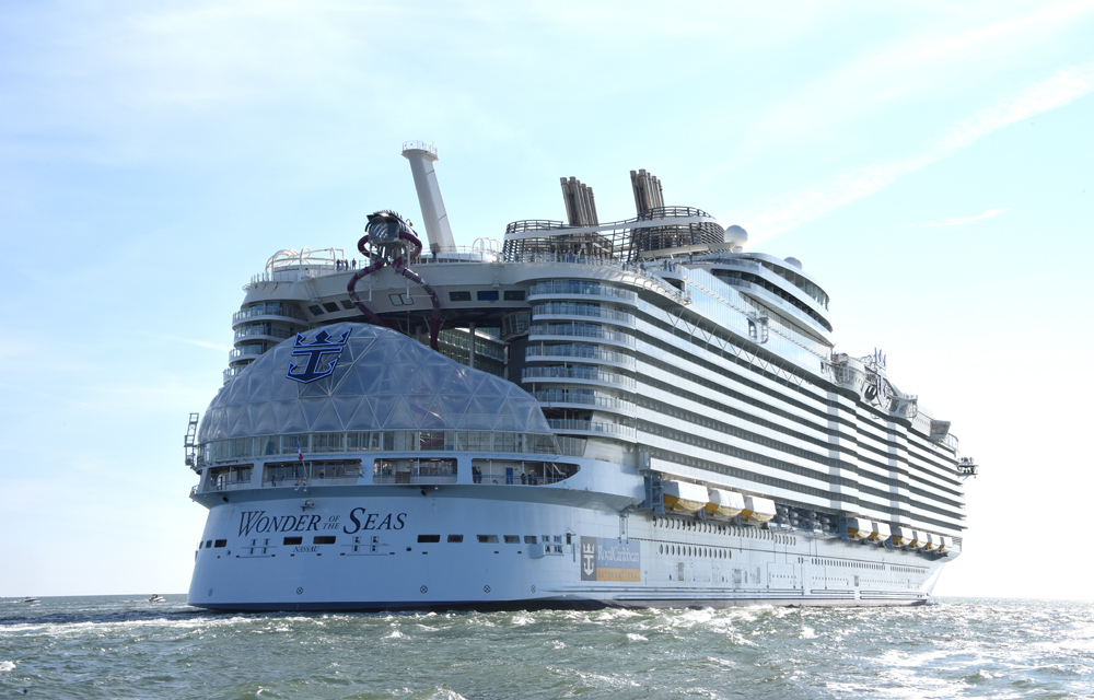 World’s Largest Cruise Ship on Sea Trials