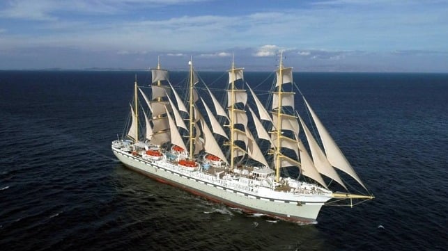 The world's largest passenger sailing ship with enter service in 2021 
