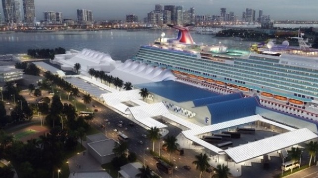 Carnival's new Terminal F development design