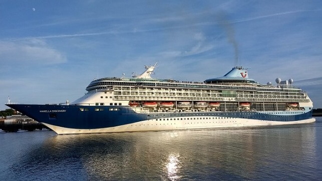 fire on discovery cruise ship