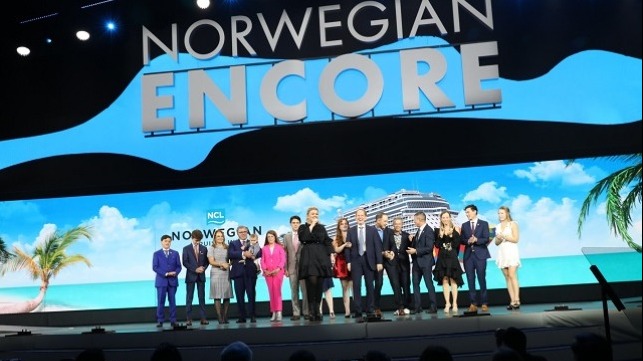 Christening of Norwegian Encore