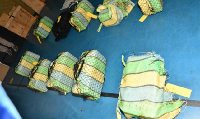 bundles of cocaine retrieved from the English Channel