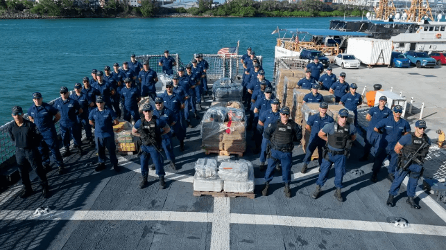 USCGC Valiant drug haul