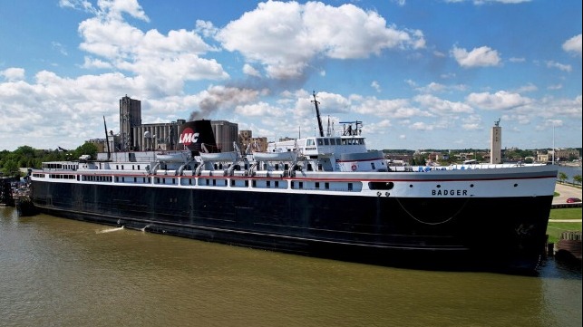 Badger historic ferry