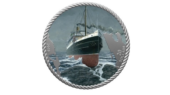 Royal Canadian Mint's SS Princess Sophia coin