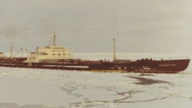 Canada: November, 1969 The SS Manhattan, an oil tanker outfitted