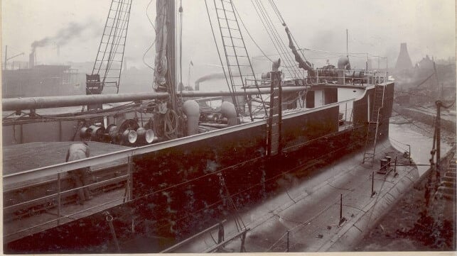 WWI era cargo ship