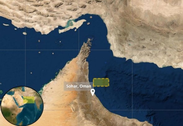 tanker off Oman