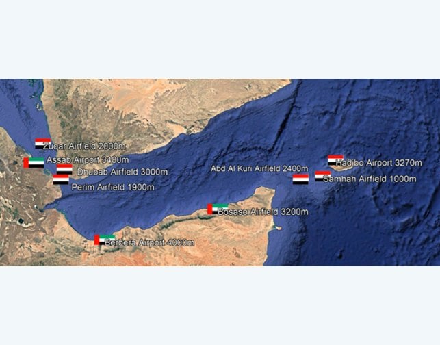 Red Sea area airfields