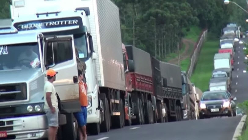 truck blockade
