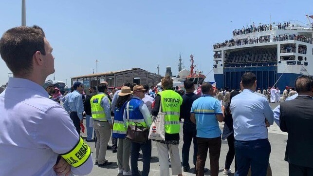 Sudan ferry evac