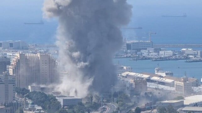 Haifa explosion