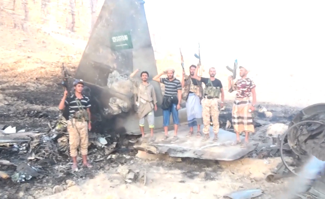 Houthi fighters